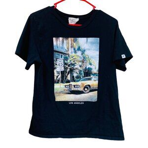 French Pastry Women's Short Sleeve Shirt Size M Los Angeles Car Scene
